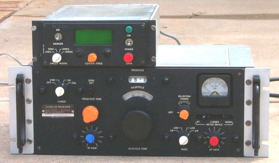 G133H Receiver & G-186A Panaramic Spectrum Display