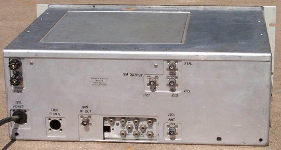 Back of G133H receiver