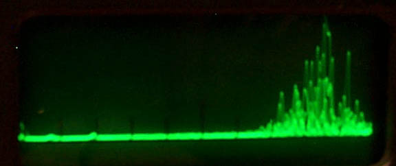 G-186A Spectrum Display Glowing in the Dark