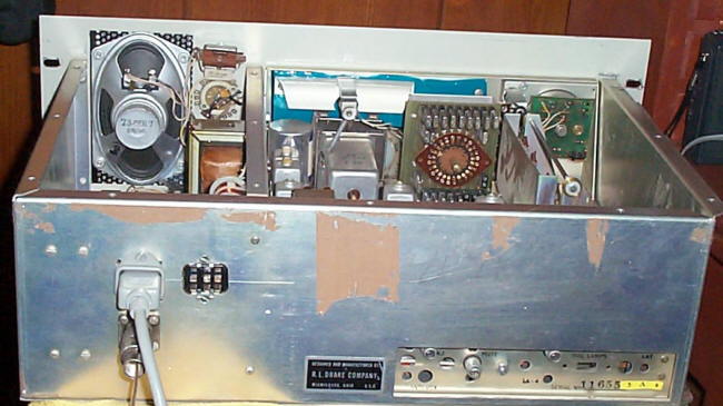 Inside view of RR-1 Marine Receiver