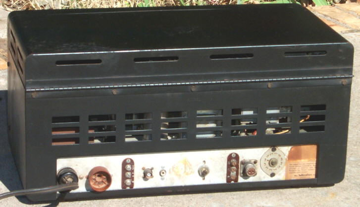 Back of Hallicrafters S-76 Receiver